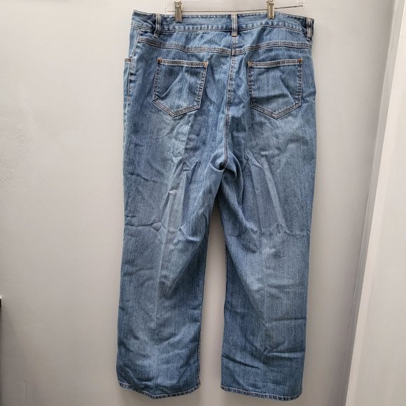 INC CURVY Jeans-rhinestone skull- 16W - Picture 3 of 4